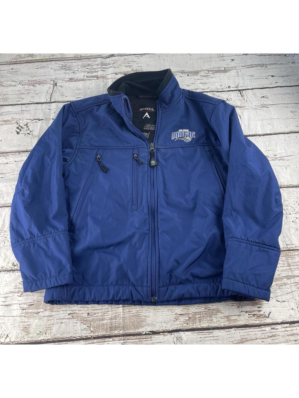 Orlando Magic NBA Pullover Fleece youth Size M Blue Antigua